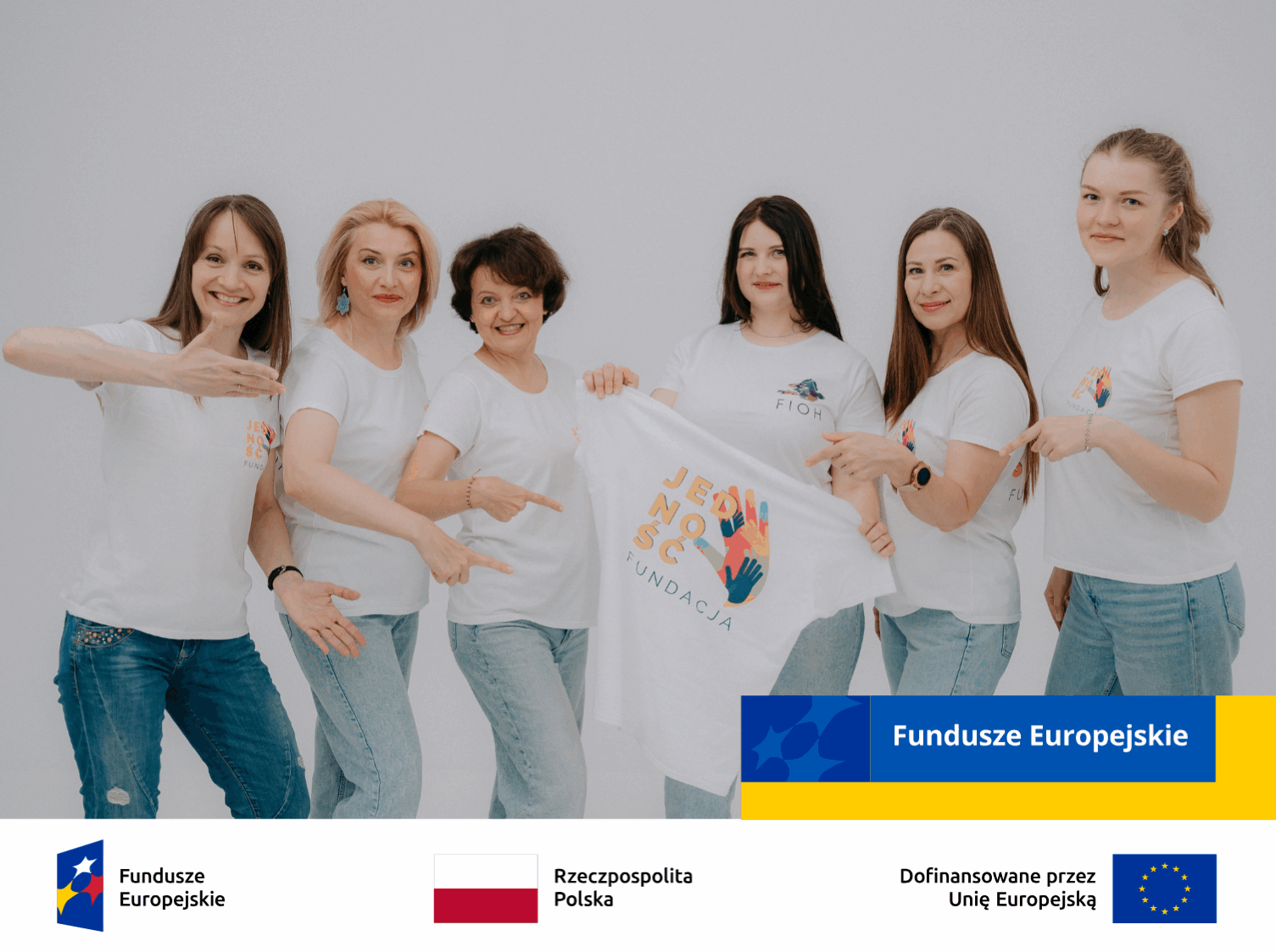 Zespół Fundacji Jedność promuje projekt współfinansowany z Funduszy Europejskich