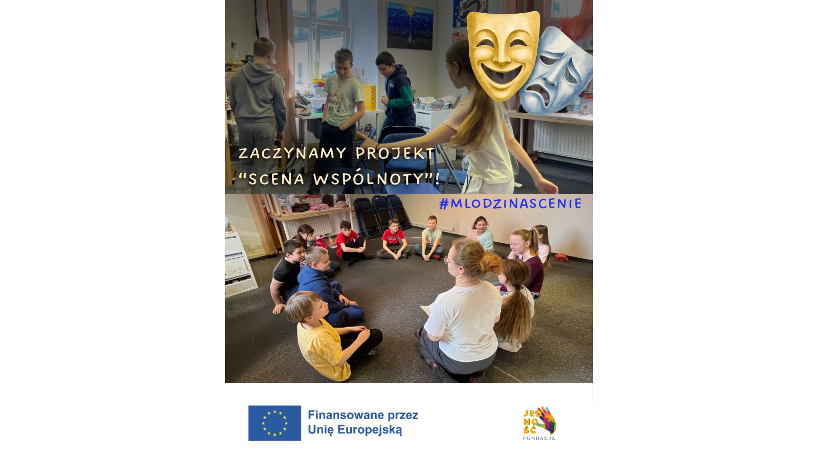 Стартує наш новий театральний проєкт «Scena Wspólnoty – молодіжний театр у Кракові»!